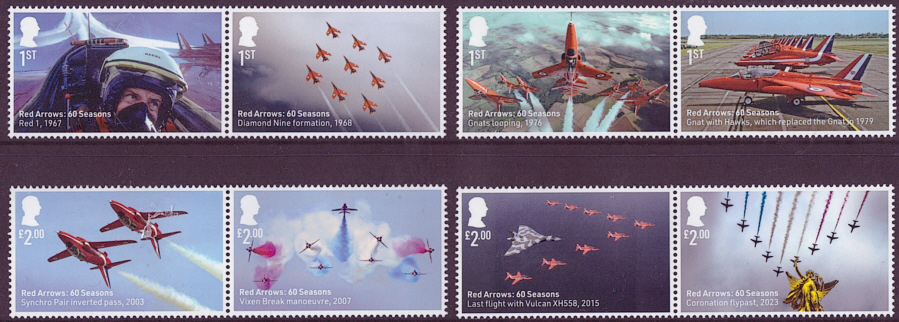 (image for) SG5176 / 83 2024 Red Arrows unmounted mint set of 8
